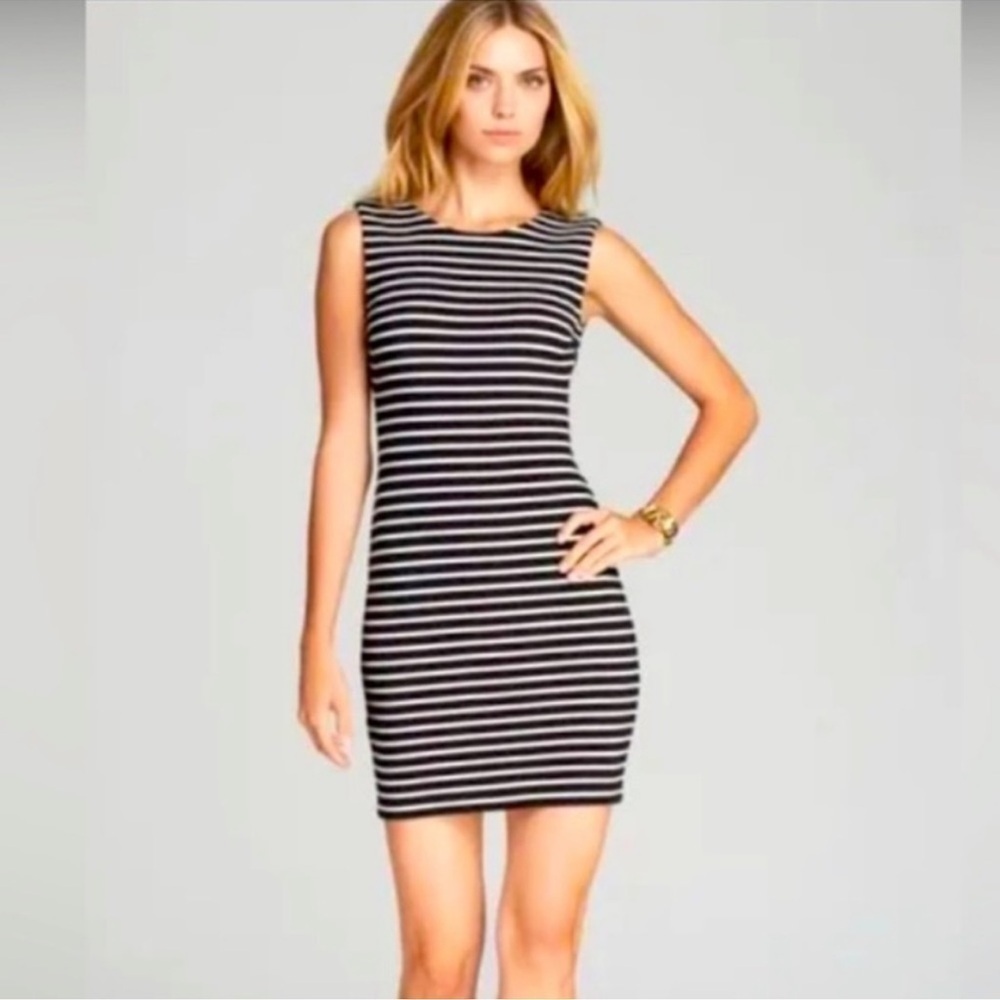 Juicy Couture Striped Ponte Dress S S